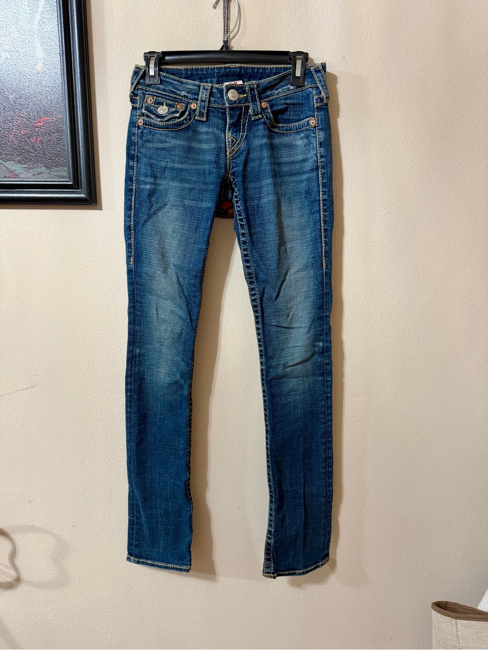 Women’s Slim Fit True Religion Blue Denim Jeans